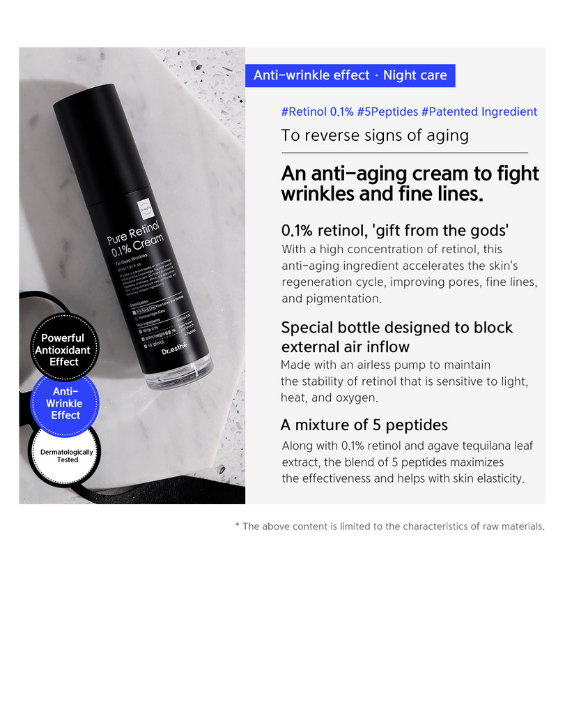 Dr. Esthe Pure Retinol 0.1% Cream
