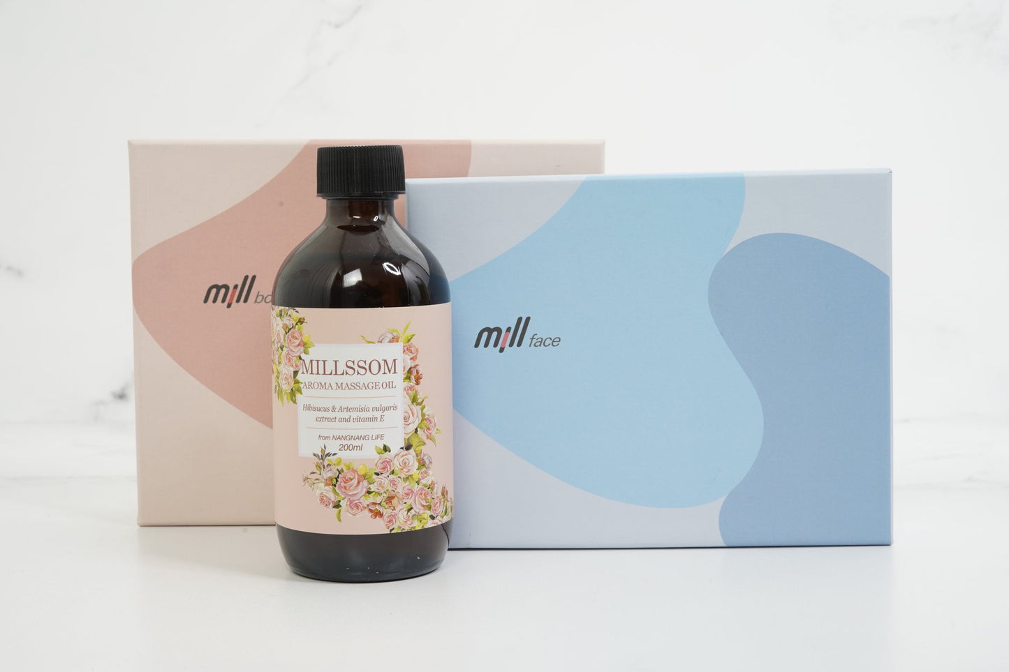 NN-Life Millface, Millbody Gua Sha, and Millssom Oil (200ml) Bundle