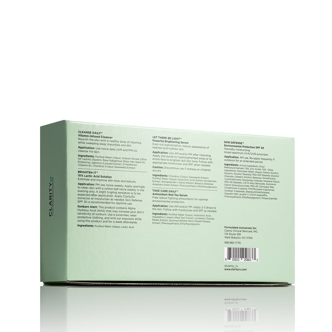 ClarityRx Power Brightening Kit Illuminate, Exfoliate & Brighten