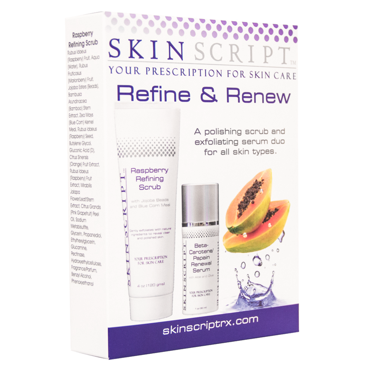 Skin Script Rx Refine & Renew Duo