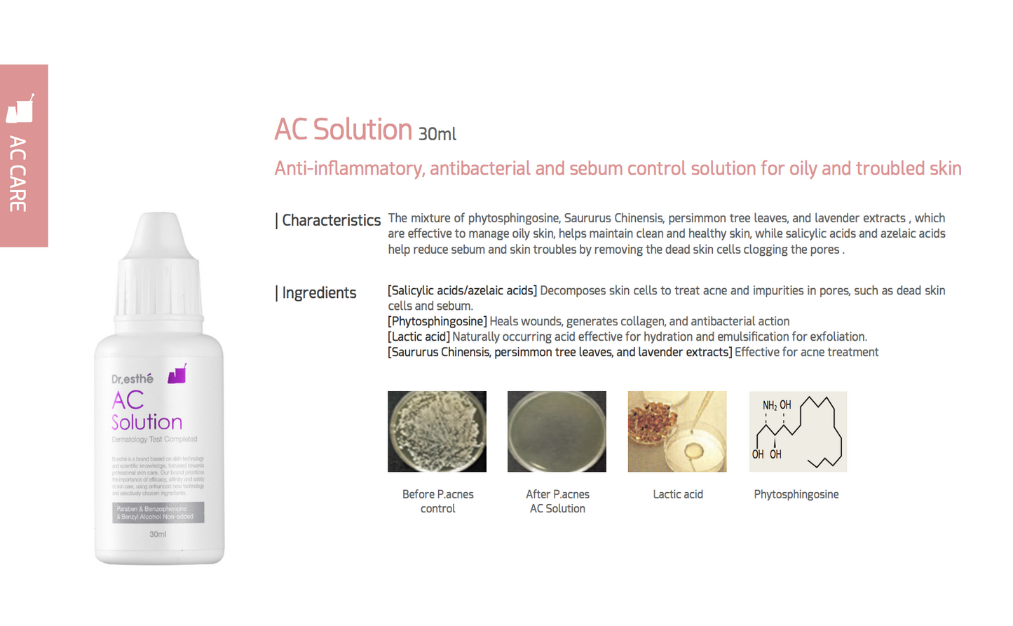 Dr. Esthé AC Solution - 30ml