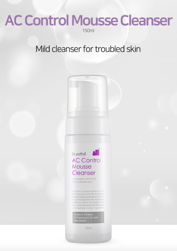 Dr. Esthe AC Control Mousse Cleanser - 150ml