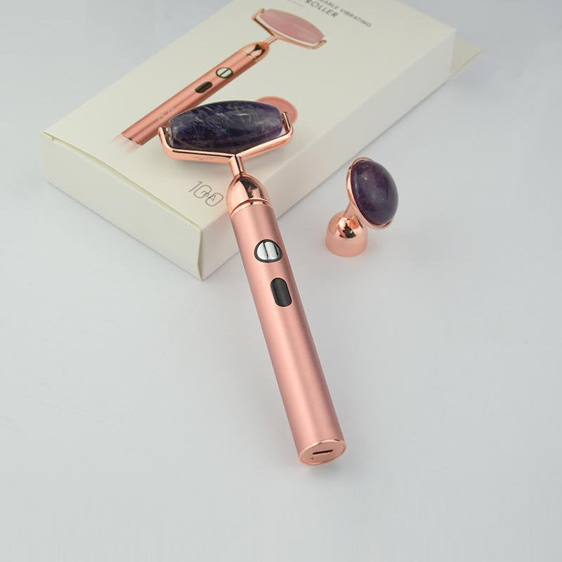 ZAQ USB Rechargeable Vibrating Changeable Face Rollers - 3 speed