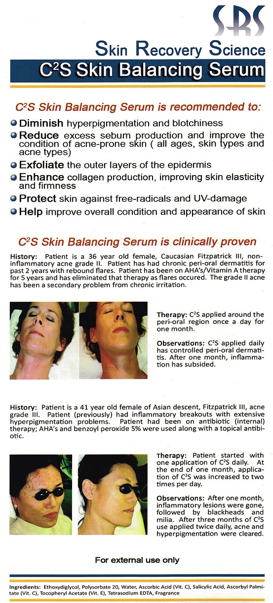 Save Our Skin (formerly Skin Recovery Science) C2S Skin Balancing Serum