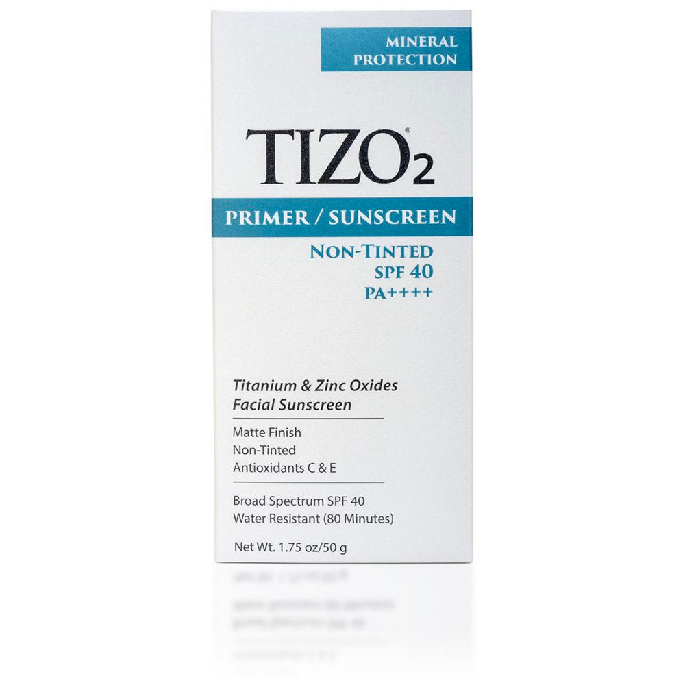 TIZO2 Facial Primer Non-Tinted Mineral Sunscreen, SPF40, PA++++