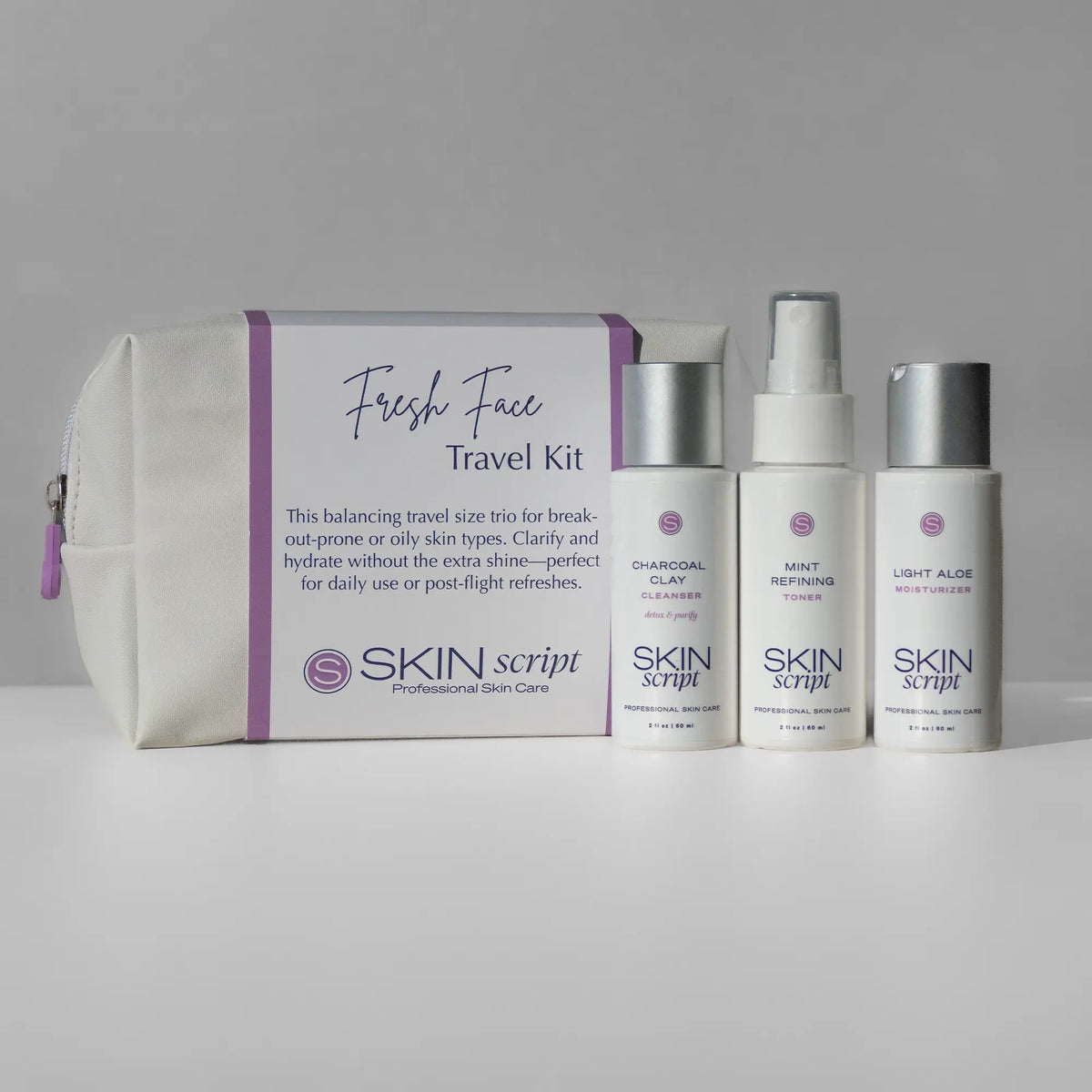 Skin Script Rx Fresh Face Travel Kit