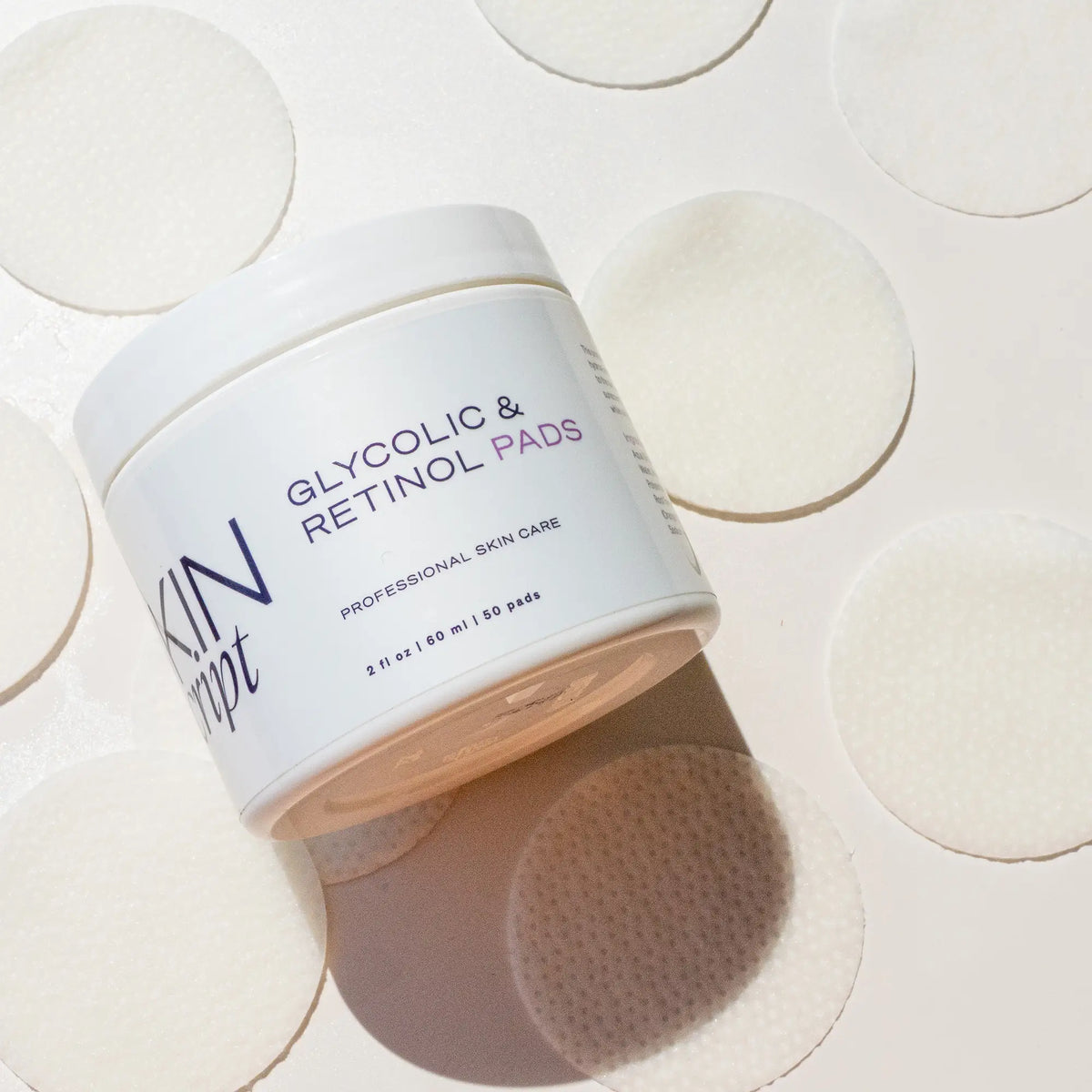 Skin Script Rx Glycolic and Retinol Pads - 2 oz