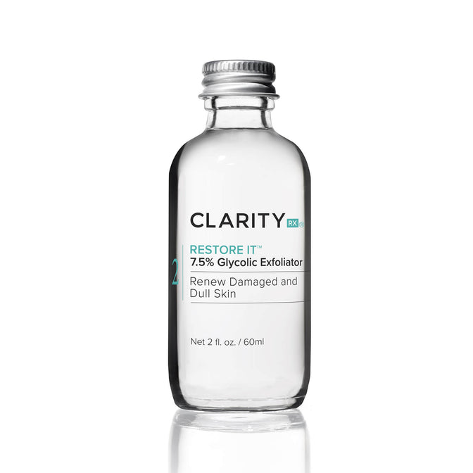 ClarityRx Restore It 7.5% Glycolic Exfoliator - 2oz