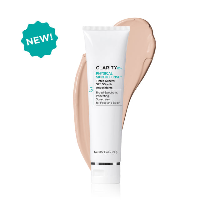 ClarityRx Physical Skin Defense Tinted Mineral SPF 50 with Antioxidants