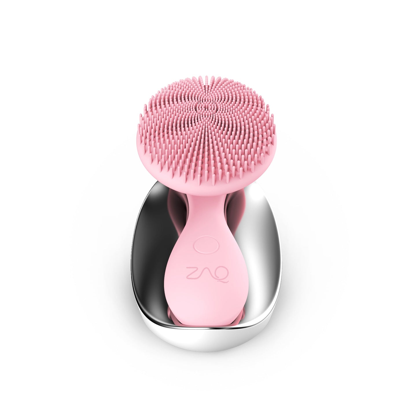 ZAQ TARA Sonic Vibrating Magnetic Beads Silicone Facial Cleansing Brush