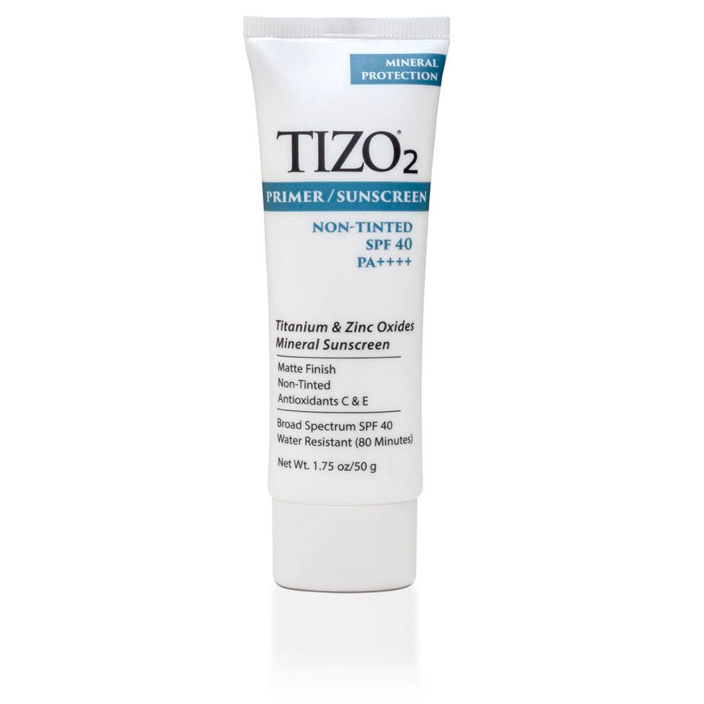TIZO2 Facial Primer Non-Tinted Mineral Sunscreen, SPF40, PA++++