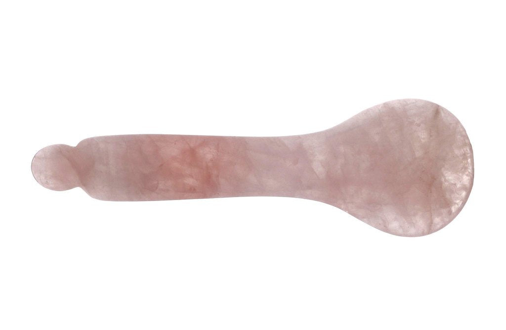 ZAQ Gua Sha Spoon - Rose Quartz