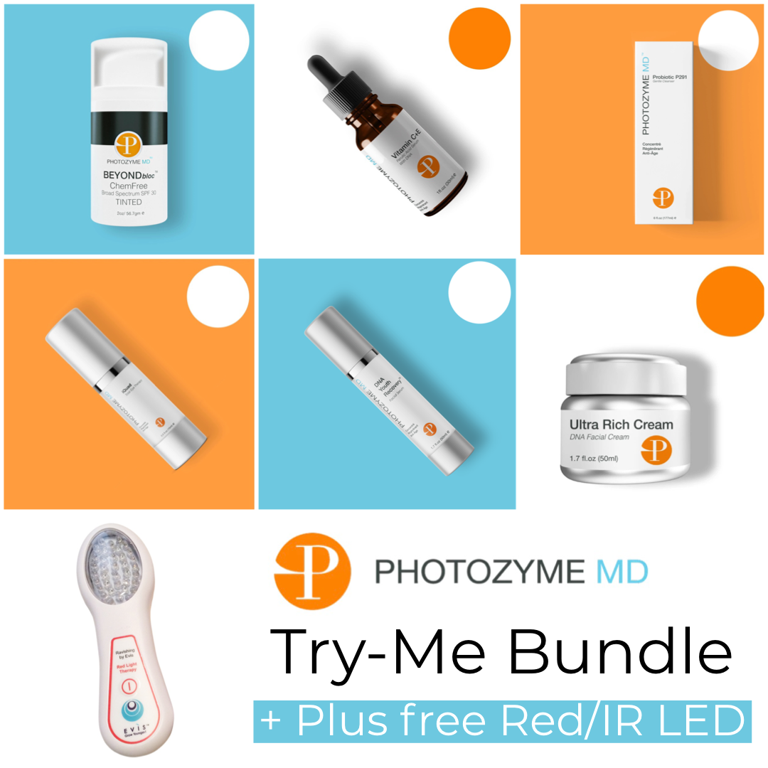 Photozyme Try-Me Bundle + FREE Red/IR LED light