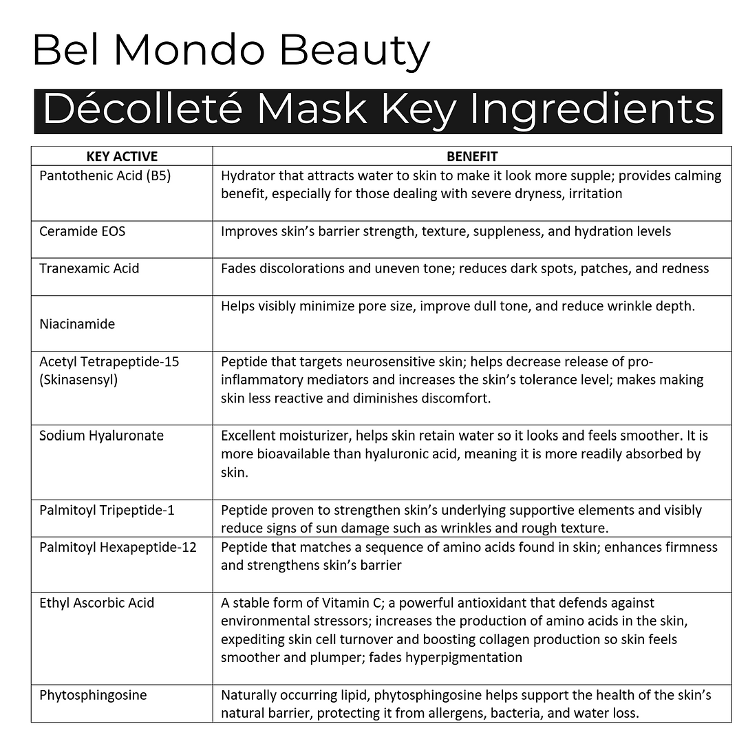 Bel Mondo Decollette Mask