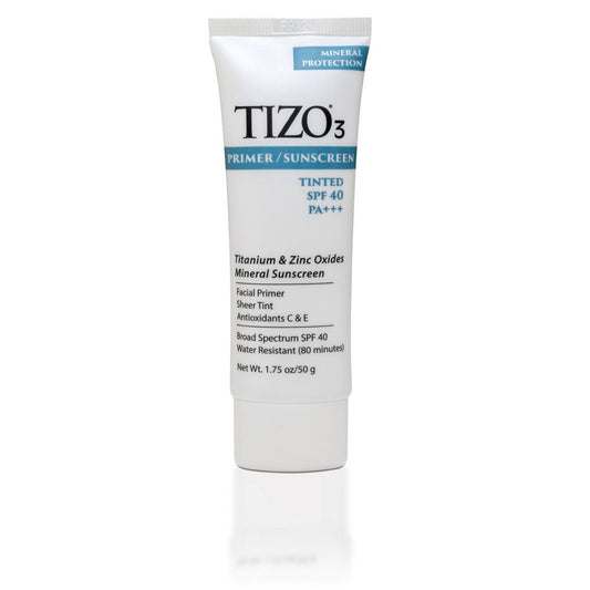 TIZO3 Facial Primer Tinted Mineral Sunscreen, SPF 40, PA+++