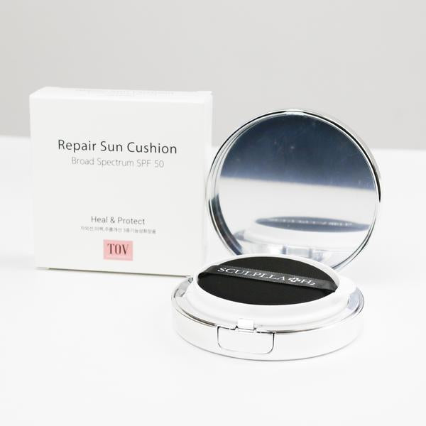 HOP+ Skin Repair Sun Cushion Hydrating Coverage -  Broad Spectrum SPF 50, 12g (House of PLLA formerly Sculplla)