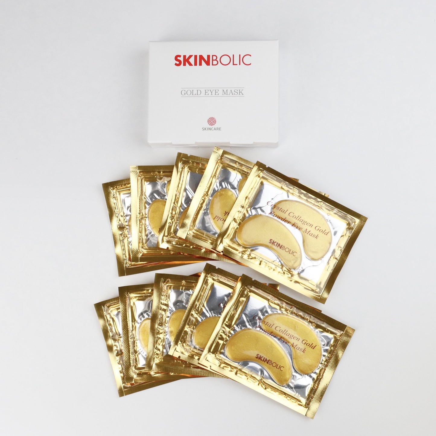 SKINBOLIC Gold Eye Mask - 10 Piece